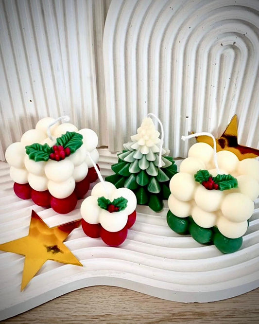 🎁Colección "Luz de Navidad" - Velas Aromáticas de coco🎁